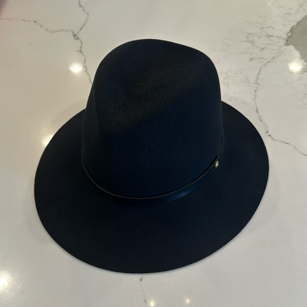 Rag & Bone Black Wool Fedora